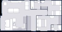 Liberte 40x20 2bedroom floorplan