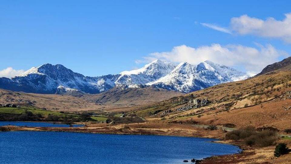 Climbing Snowdon Mountain Wales Hiking UK