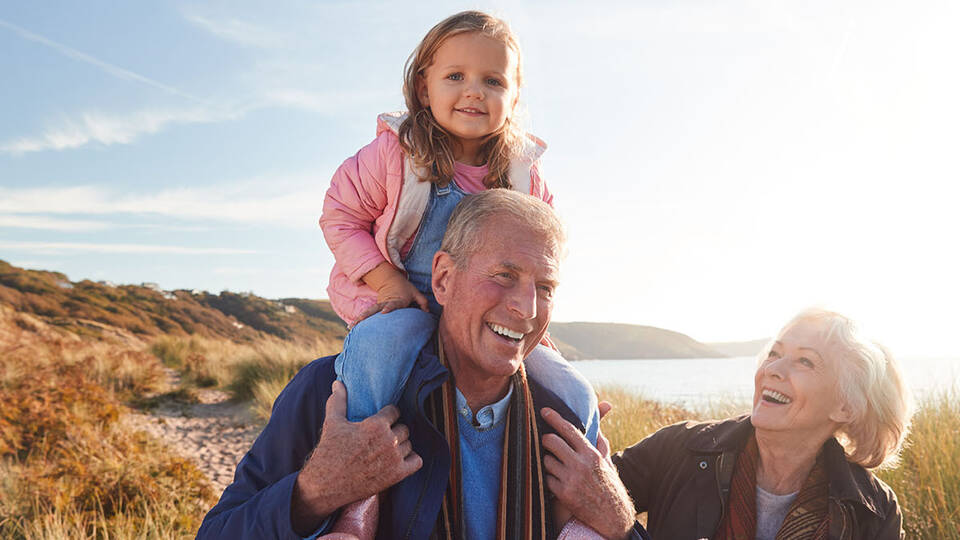 Walking with Grandchild