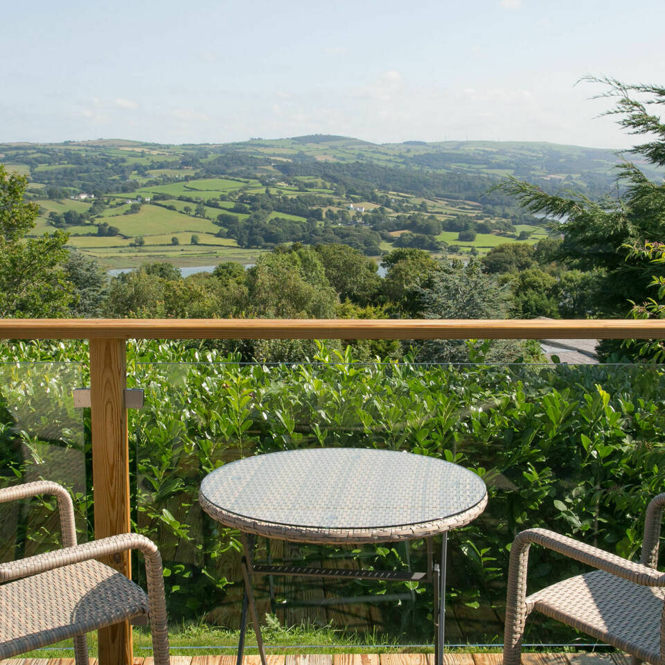 Decking Overlooking the River Conwy