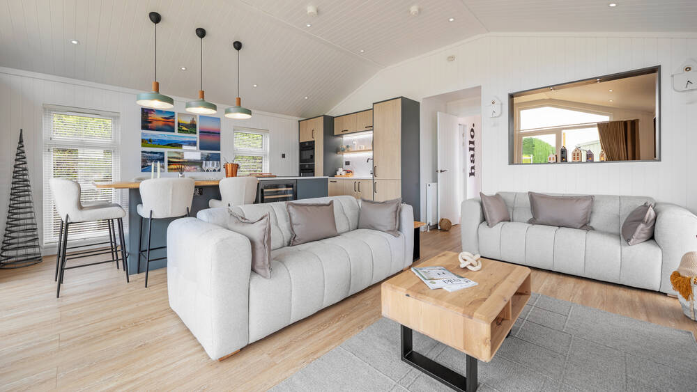 Lissett Homes Mjøsa Rooms Luxury Holiday Lodge Luxury Park Home Living Area