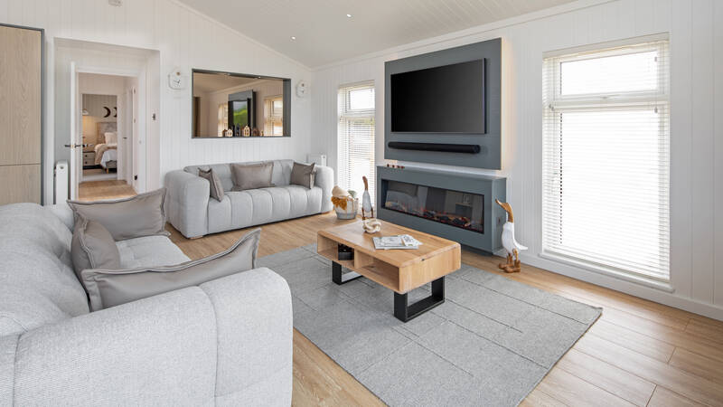 Lissett Homes Mjøsa Rooms Luxury Holiday Lodge Luxury Park Home Lounge 02